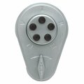 Simplex Kaba Auxiliary Lock with Thumbturn; 1in Deadbolt for 1-3/4in to 2-1/8in Door Satin Chrome Finish 90426D